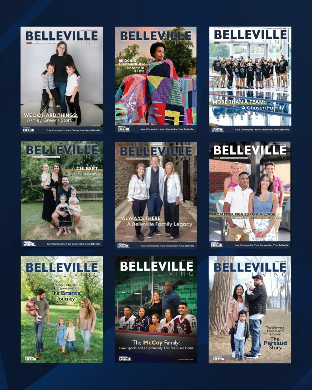 North Belleville Living magazine cover, current edition